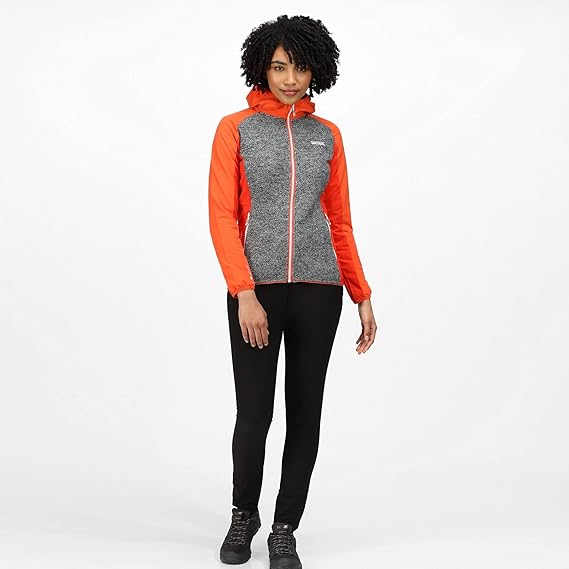 Regatta Womens Garn Full Zip Hooded Softshell Jacket