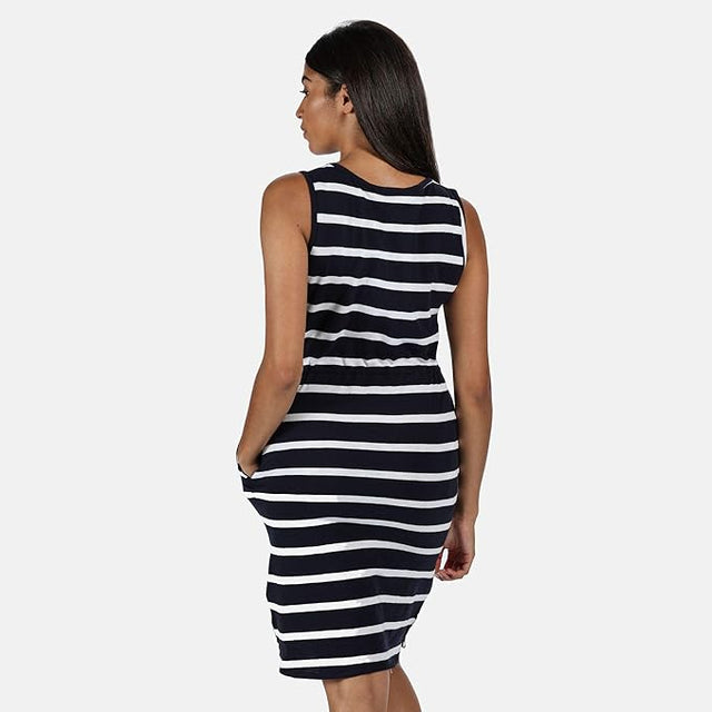 Regatta Womens Felixia Cotton Drawcord Mid Length Sun Summer Dress