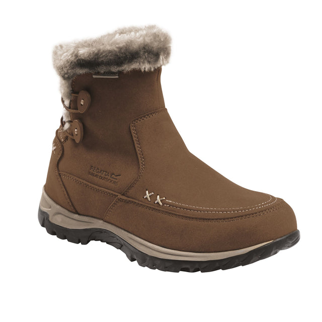Regatta Womens Lady Newley Mid Fleece Lined Winter Waterproof Boots