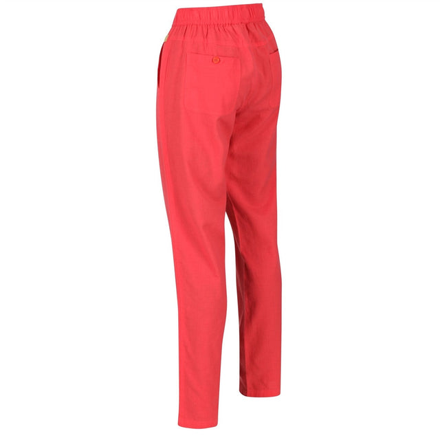 Regatta Womens Quanda Coolweave Cotton Light Casual Trousers