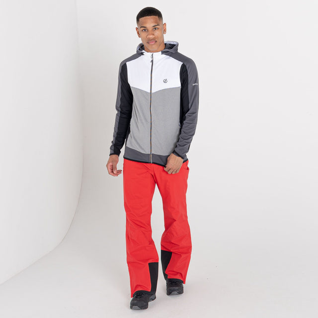 Dare2b Mens Revivied Core Full Zip Stretch Hooded Jacket