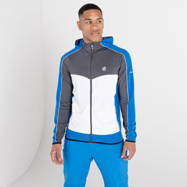 Dare2b Mens Revivied Core Full Zip Stretch Hooded Jacket