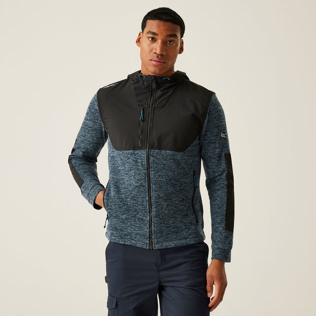 Regatta Mens Heist Hybrid Hoodie Hooded Fleece Jacket