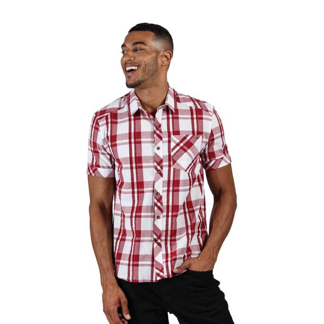 Regatta Mens Deakin III Short Sleeve Check Shirt