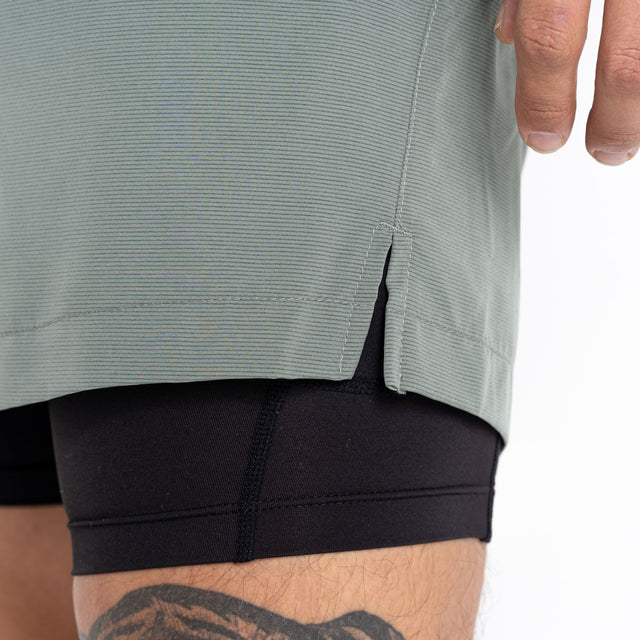 Dare2b Mens Recreate II Lightweight 2 in 1 Active Shorts