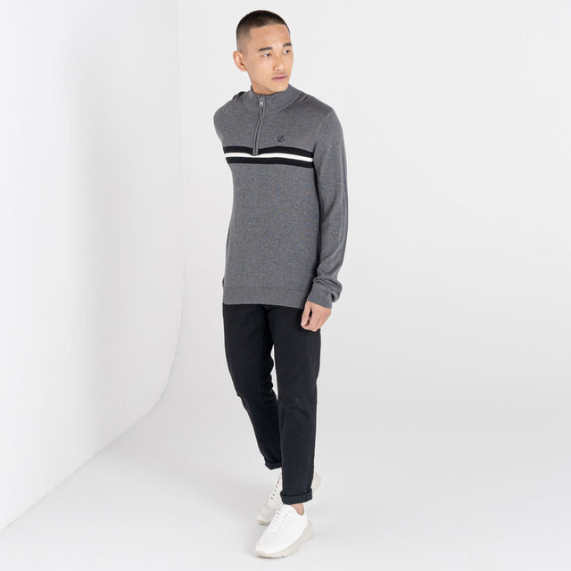 Dare2b Mens Dutiful Half Zip Jumper Knitted Sweater