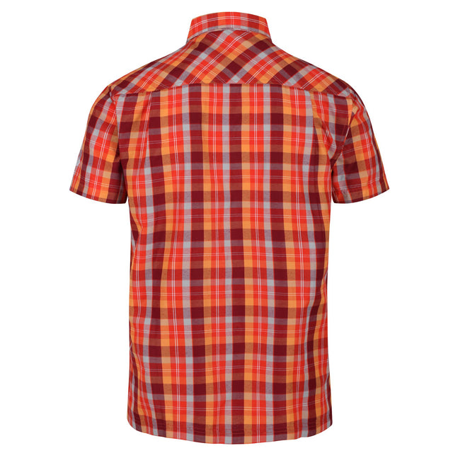 Regatta Mens Kalambo V Short Sleeve Check Shirt
