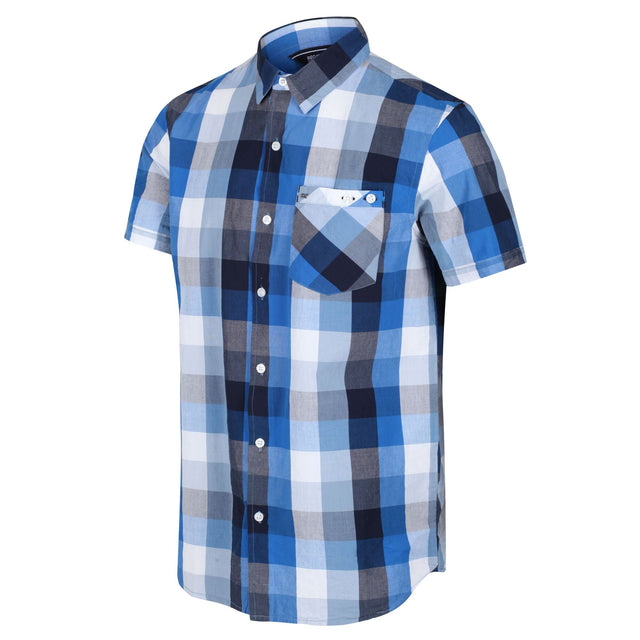 Regatta Mens Ramiel Short Sleeve Check Shirt