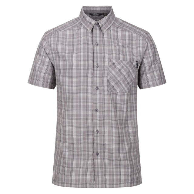 Regatta Mens Kalambo VII Short Sleeve Check Shirt