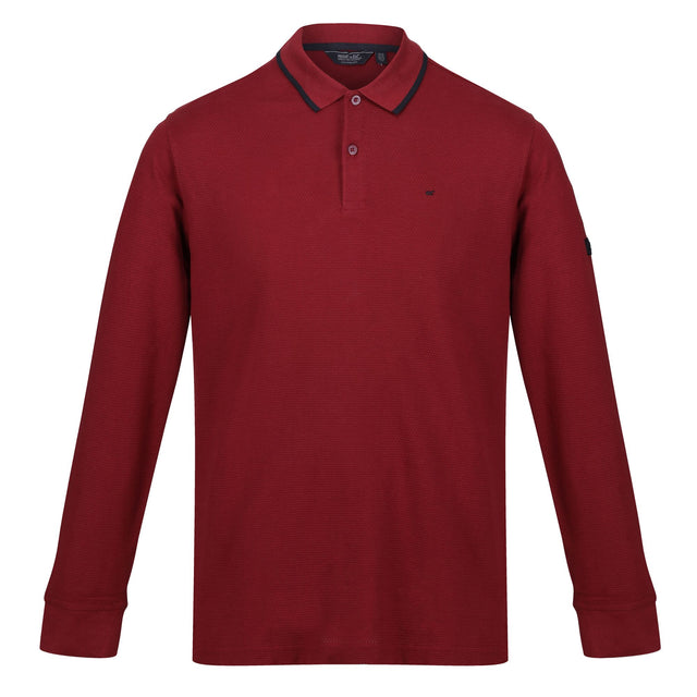 Regatta Mens Leaonzo Long Sleeved Polo Shirt