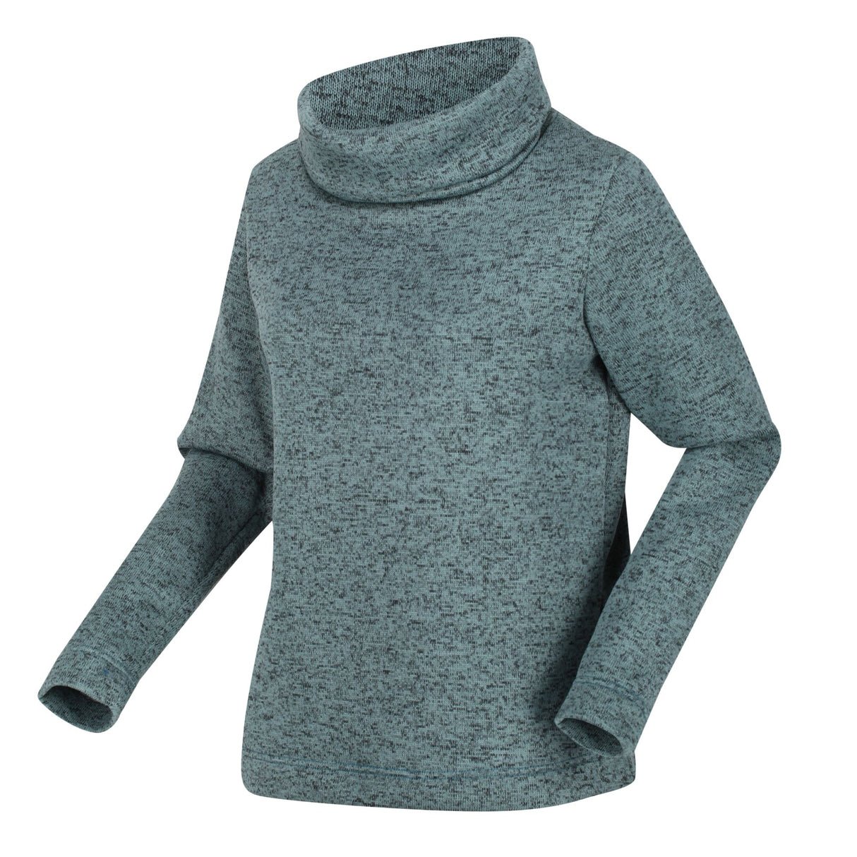 Regatta Womens Hedda Cowl Neck Knit Effect Fleece Sweater