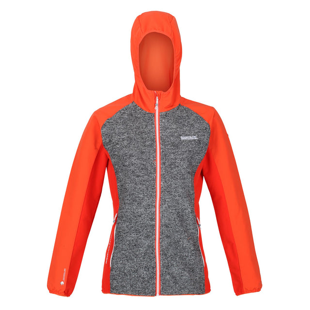 Regatta Womens Garn Full Zip Hooded Softshell Jacket