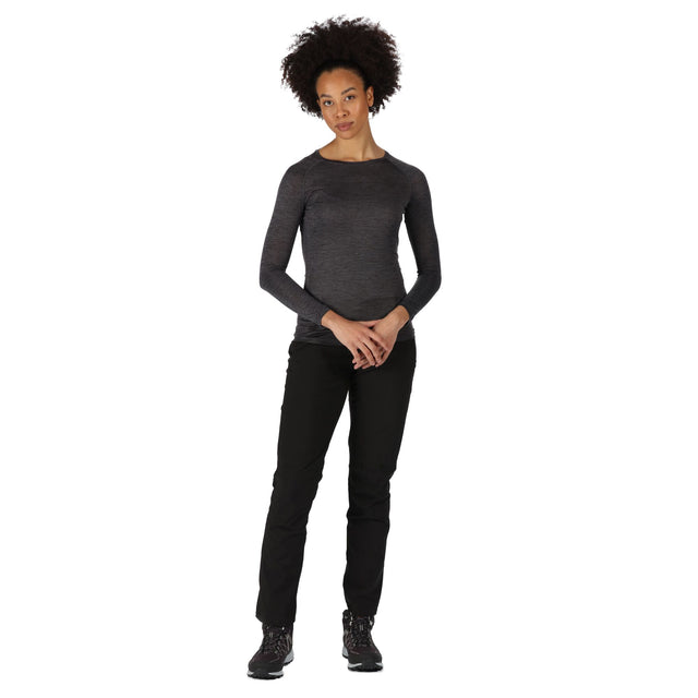 Regatta Womens Burlow Long Sleeve Actice T Shirt