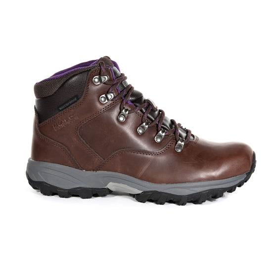 Regatta Womens Bainsford Waterproof Leather Hiking Boots