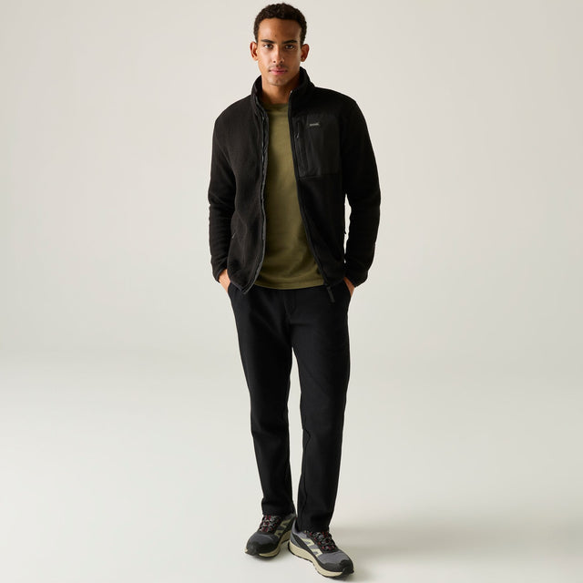 Regatta Mens Frankie Borg Full Zip Fleece Jacket