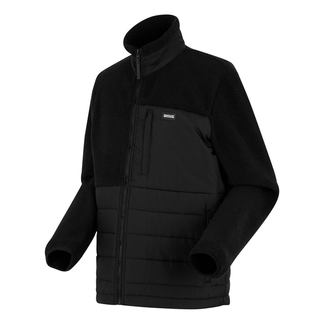 Regatta Mens Frankie Borg Full Zip Hybrid Fleece
