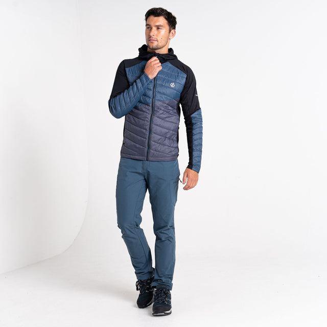 Dare2b Mens Gendarme Padded Hooded Wool Hybrid Jacket