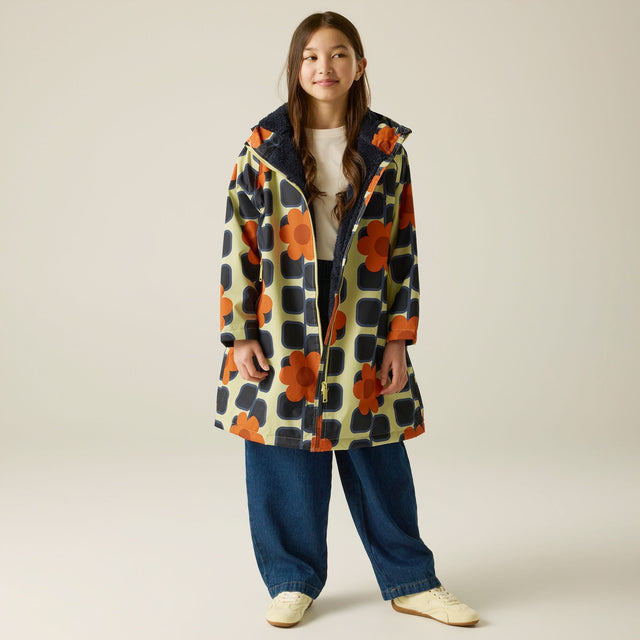 Regatta Junior Orla Kiely Kids Waterproof Dry Robe Changing Robe