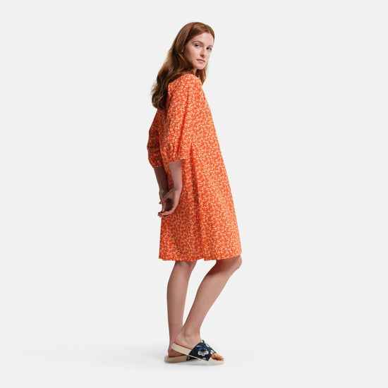 Regatta Womens Orla Kiely Tie Neck Casual Summer Dress