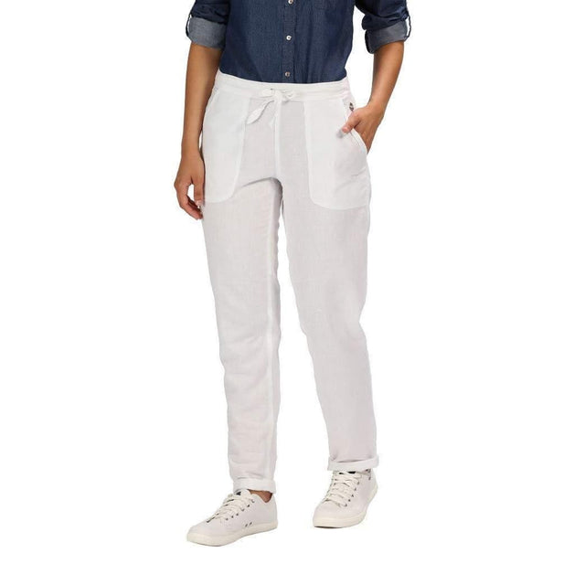 Regatta Womens Quanda Coolweave Cotton Light Casual Trousers
