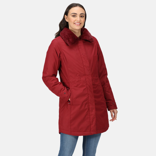 Regatta Womens Renata Fur Collar Insulated Waterproof Jacket