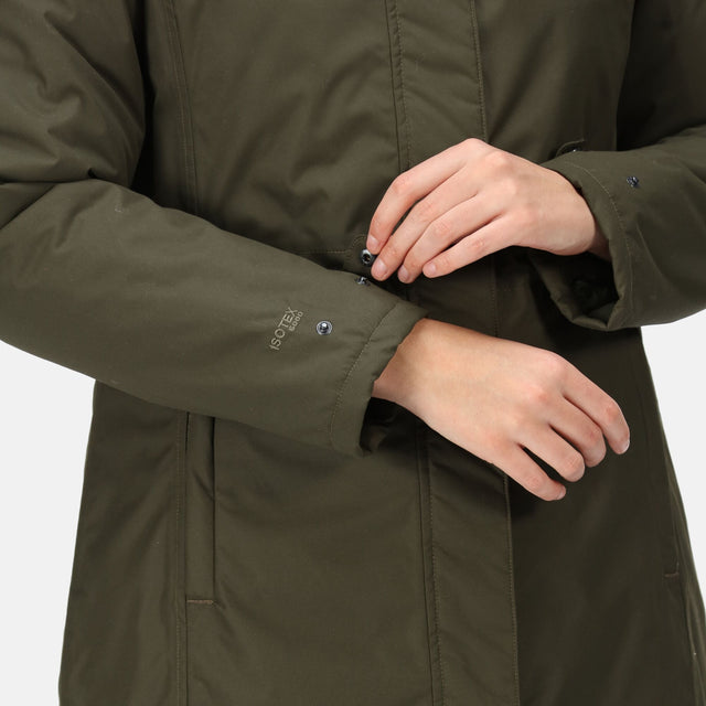 Regatta Womens Renata Fur Collar Insulated Waterproof Jacket