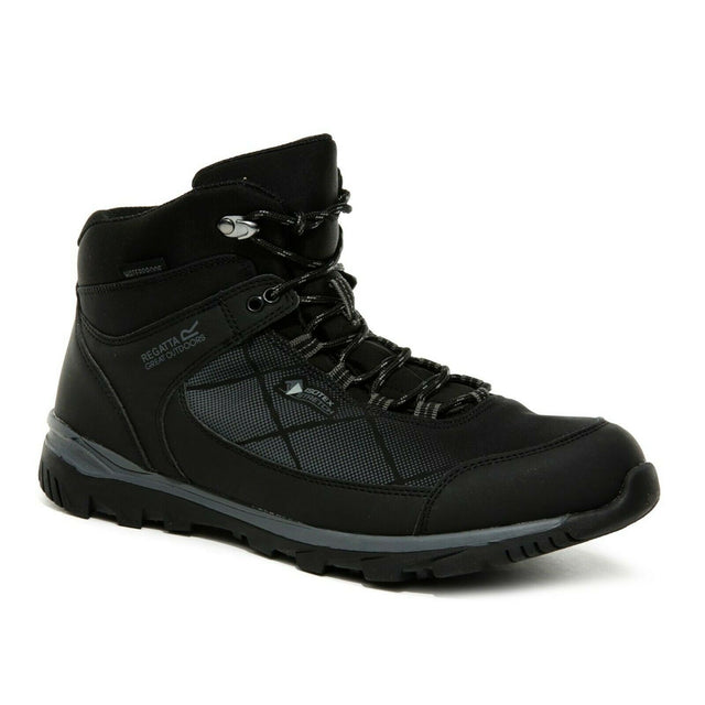 Regatta Mens Highton Stretch Mid Walking Hiking Boots