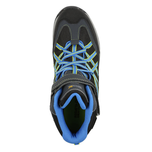 Regatta Kids Samaris V Mid Junior Hiking Velcro Waterproof Boots