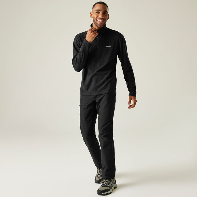 Regatta Mens Thompson Marl Half Zip Fleece Jacket