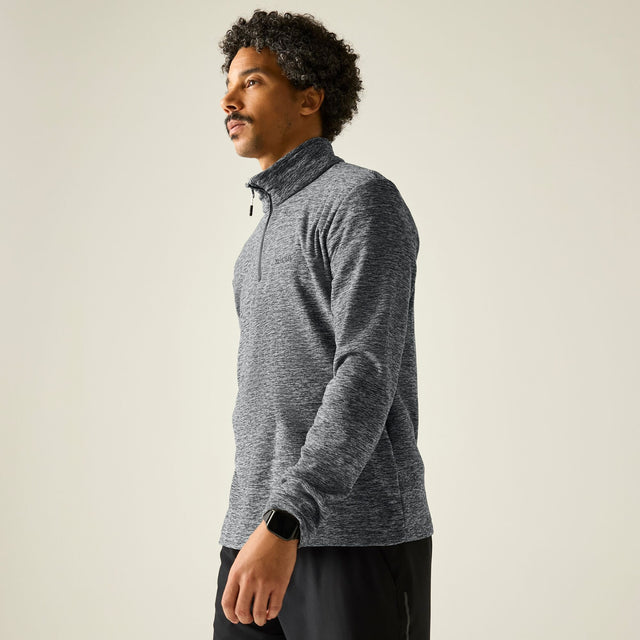 Regatta Mens Thompson Marl Half Zip Fleece Jacket