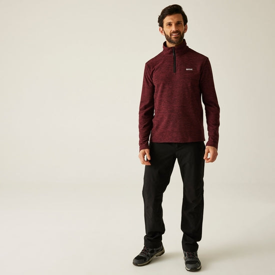 Regatta Mens Thompson Marl Half Zip Fleece Jacket
