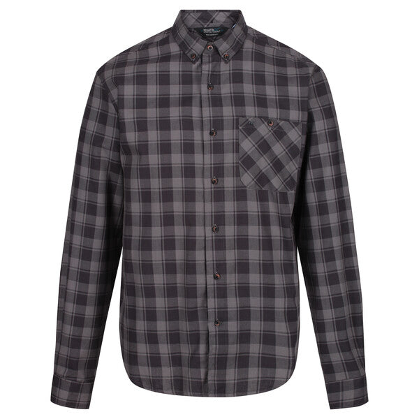 Regatta Mens Lazare Long Sleeve Check Shirt