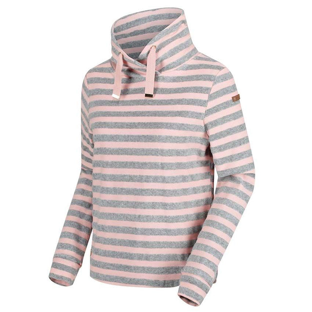 Regatta Womens Celestia Wrap Over Neck Pullover Fleece Jumper Sweater