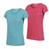 2 Pack Regatta Womens Coolweave T-Shirt Bundle