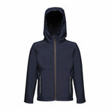 Regatta Octagon Kids Boys Girls School Hooded Lined Softshell Jacket RRP £55