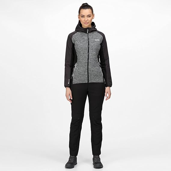 Regatta Womens Garn Full Zip Hooded Softshell Jacket