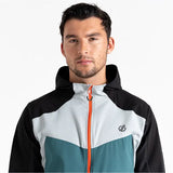 Dare2b Mens Lattitudinal Hooded Lightweight Softshell Jacket