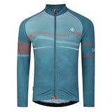 Dare2b Mens AEP Revolving Long Sleeved Cycle Jersey