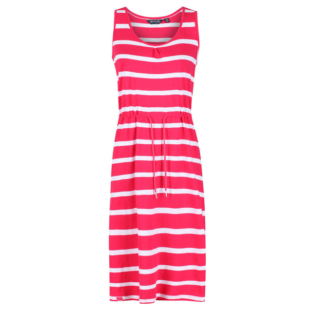 Regatta Womens Felixia Cotton Drawcord Mid Length Sun Summer Dress