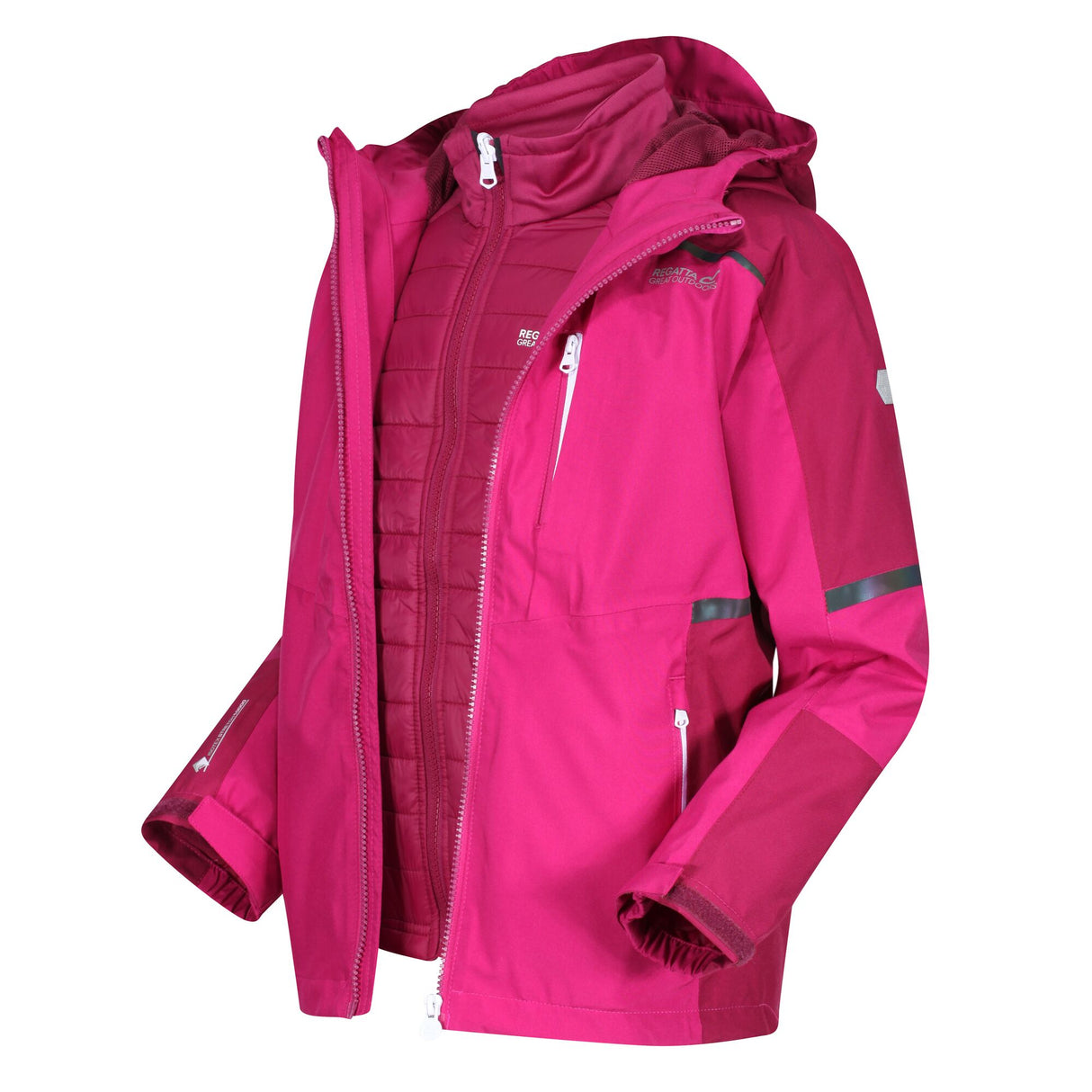 Regatta Kids Hydrate VI 3 in 1 Waterproof Jacket