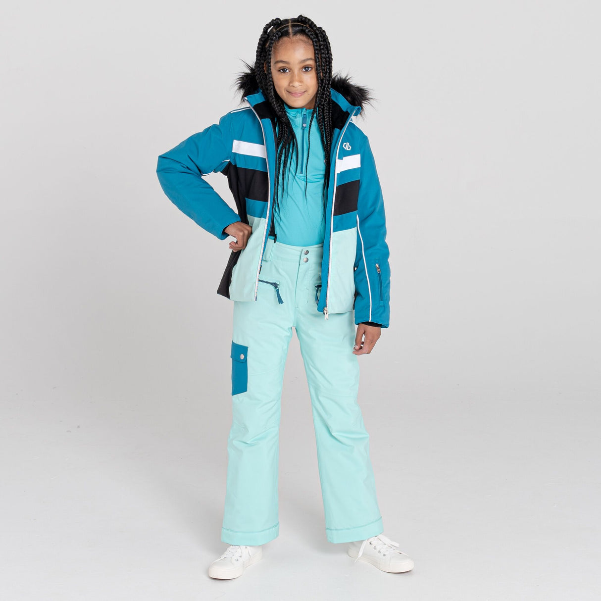 Dare2b Girls Kids Belief Insulated Waterproof Ski Jacket