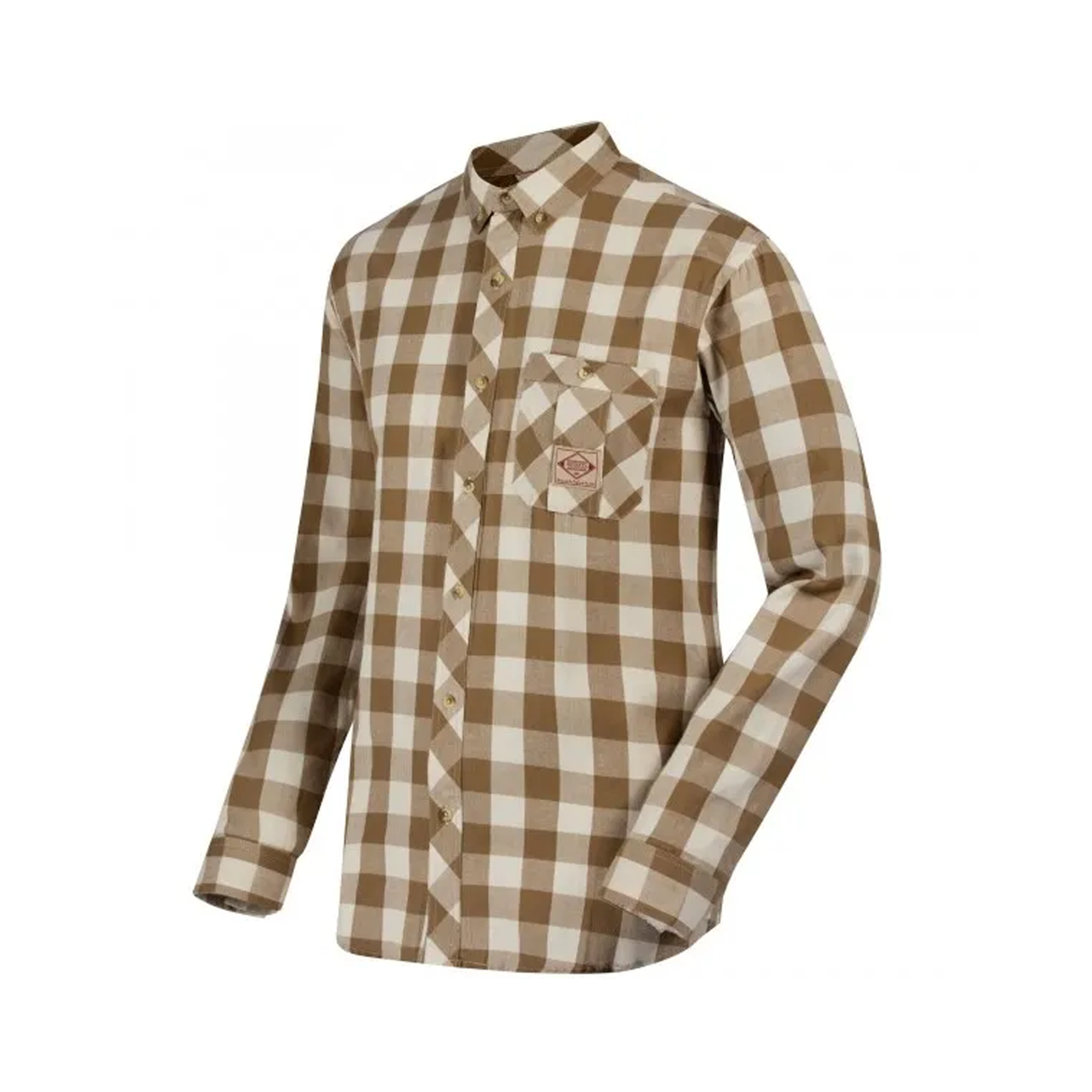 Regatta Mens Loman Casual Long Sleeved Check Shirt