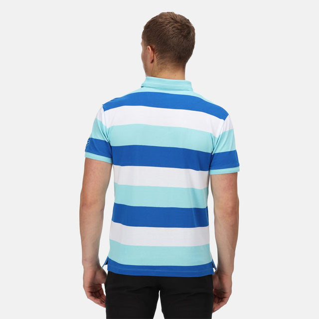Regatta Mens Maxen Stripe Polo Shirt