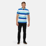 Regatta Mens Maxen Stripe Polo Shirt