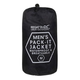 Regatta Mens Printed Pack It Waterproof Jacket