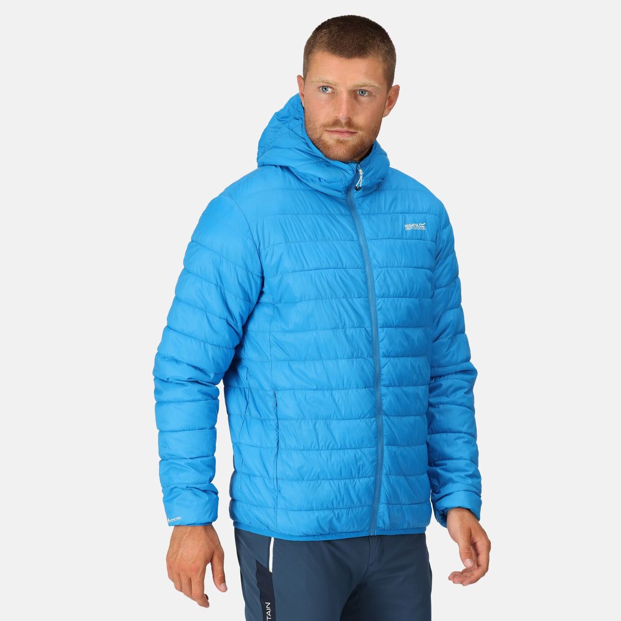 Regatta Mens Hooded Hillpack Lightweight Insulated Puffer Jacket