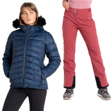 Dare2b Womens Glamorize III Jacket & Salopette Ski Set