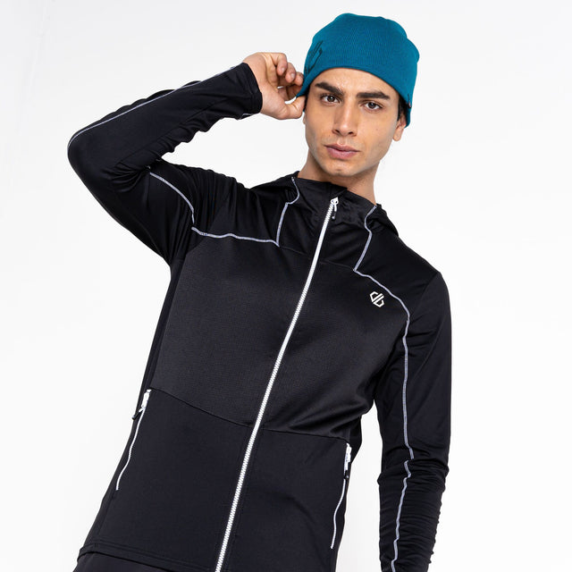 Dare2b Mens Revive II Lightweight Full Zip Stretch Hooded Jacket