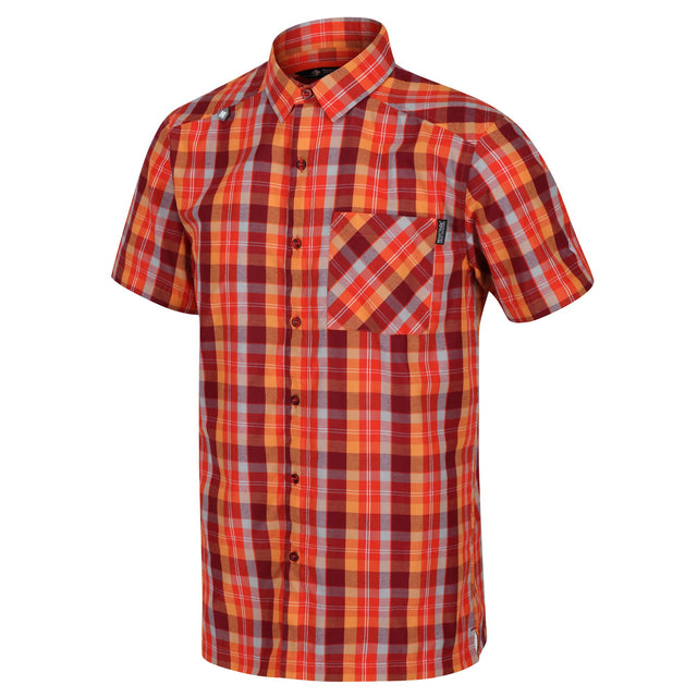 Regatta Mens Kalambo V Short Sleeve Check Shirt