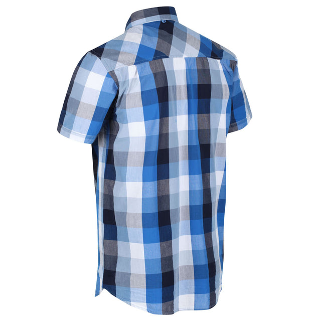 Regatta Mens Ramiel Short Sleeve Check Shirt